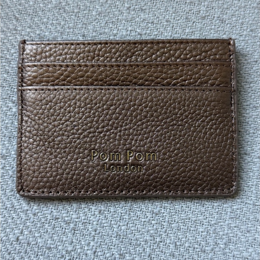 Pom Pom London Brown Card Holder